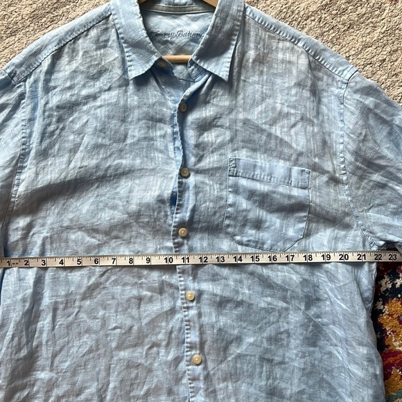 TOMMY BAHAMA Men’s Just Maui’d Tropical Button Down Short Sleeve Shirt - Large - Picture 7 of 9